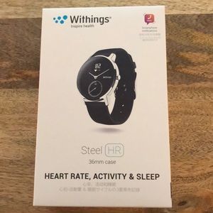 New in sealed box! Withings Steel HR smart watch